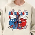 thumbnail image 1 of 4Th Of July Nephrology Dialysis Nurse Dialyzer Patriotic Sweatshirt, 1 of 4