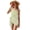 Clover Shamrocks, variant on Xixirimido Retro Boho Daisy Print Girls One Piece Swimsuits Cutout Bathing Suit with Cover Up Skirt Quick Dry Beach Swimwear with Adjustable Strap, Size 15-16 Years