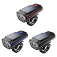 thumbnail image 7 of Solar Powered USB Rechargeable LED Bicycle Headlight Bike Head Light Lamp., 7 of 7