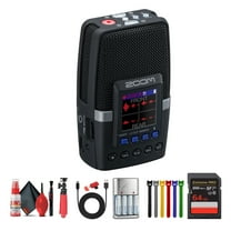 Zoom H2essential Multi-Mic 32-Bit Float Handy Recorder Bundle With BTA-1 Bluetooth Adapter Extreme PRO 64GB Memory Card USB Card Reader
