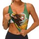 thumbnail image 3 of Fotbe Tree Frog Sitting On Sunflowes Sujetador Deportivo Largo sin Aros para Mujer con Almohadillas y Soporte Medio, Transpirable y Absorbente, Camiseta Tipo Chaleco o Tank Top-Medium, 3 of 8