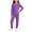 Purple, variant on NAISIBABY Girls Outfit Set Size 9,Long Sleeve Crew Neck Shirt and Elastic Waist Pants 2 Piece Loungewear Pink