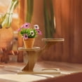 thumbnail image 2 of SHISUYAN 1pc Wood Flowerpot Rack Desktop Planter Display Stand Indoor Plant Pot Shelf, 2 of 9