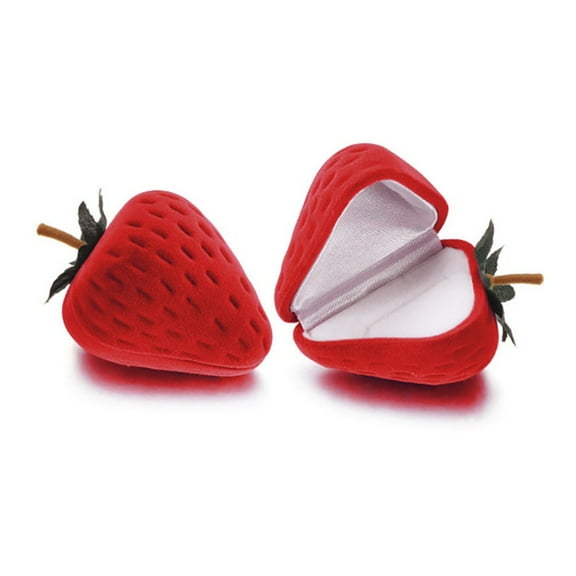 Strawberry for ring box jewelry box earring necklace packaging box