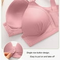 thumbnail image 4 of Plunge V Bras for Women,Women's V-Neck Smooth Bralette Bralette Seamless Simple Sizing Available Comfort Sports Bra Underwear, 4 of 6