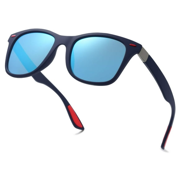 Gafas de Sol SOJOS Deportivas Polarizadas TR90 SJ2101 Espejo Azul