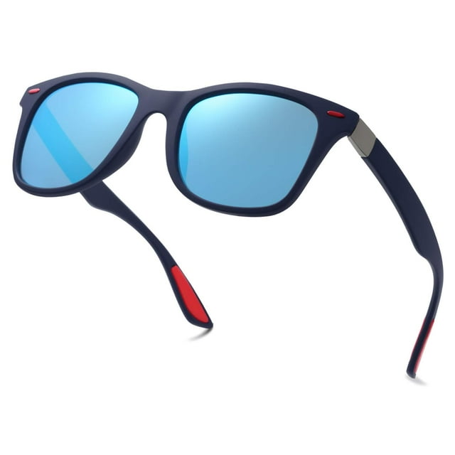 Gafas de Sol SOJOS Deportivas Polarizadas TR90 SJ2101 Espejo Azul