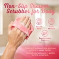 thumbnail image 4 of Exfoliante corporal de silicona SILKLE, exfoliante suave para cuerpo y baño, cepillo de ducha de sil, 4 of 7