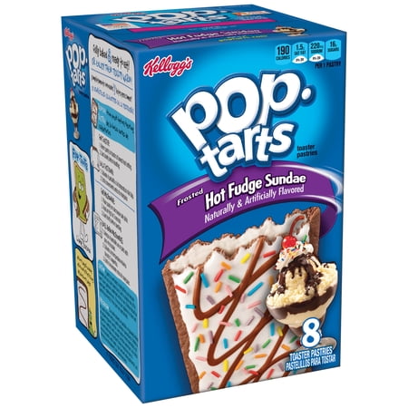 Pop-Tarts Frosted Hot Fudge Sundae Breakfast Toaster Pastries (Pack of 16)