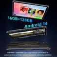 thumbnail image 2 of OUKITEL RT3 Pro Rugged Tablet 8 Inch HD Display 16GB RAM 128GB Storage Black, 2 of 9