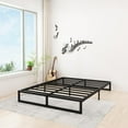 thumbnail image 5 of Lutown-Teen 12 inch Queen Bed Frame No Box Spring Needed, Easy Assembly, Heavy Duty Steel Slat Support Metal Platform Bed Frame Queen Size, Black, 5 of 6