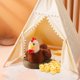 thumbnail image 5 of Adorable gallina y pollito, tiernos animales de granja de peluche, ideales para la habitación infantil y para regalar, 5 of 7