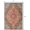 thumbnail image 3 of 2â€™ x 10â€™ Rustic Orange Medallion Runner Rug, 3 of 8