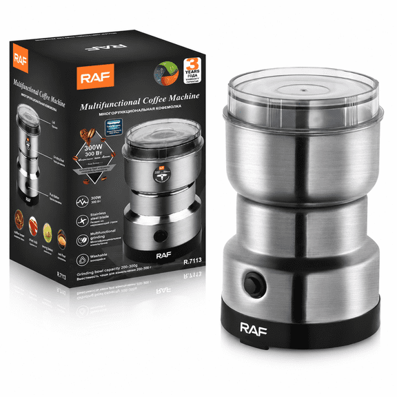 Electric Coffee Grinder, 300W Coffee Bean & Spice Grinder for Dry Ingredients