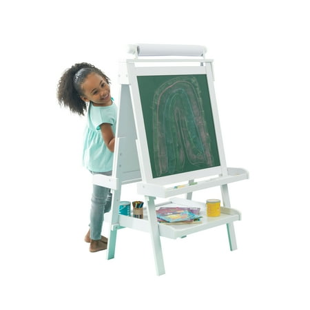 KidKraft Deluxe Wooden Easel - White