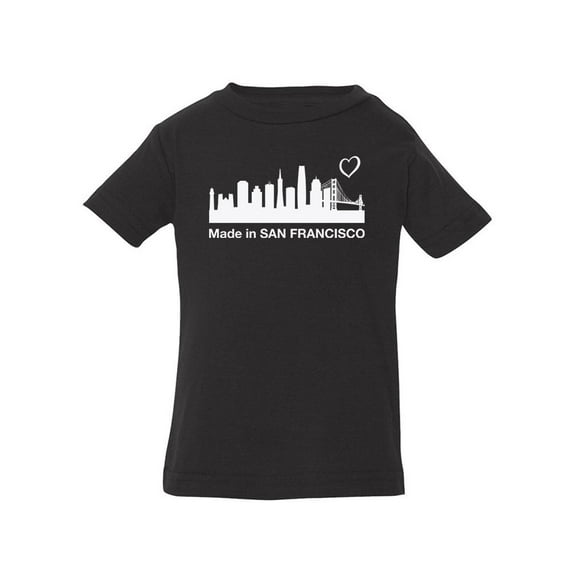 Made In San Francisco Landscape T-Shirt Infant -Smartprints Designs,  18 Months