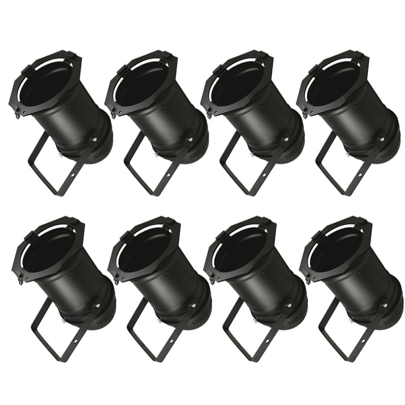 8x Black PAR 56 Lighting CAN Stage Theatre PAR56 Light