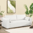 thumbnail image 2 of EUROCO 82" Larger Modern Loveseat Couch Sofa, Fabric Upholstered 2-Seat Sofa, Love Seat Furniture with 2 Pillows, Wood Frame for Small Space, Living Room, Bedroom, Apartment, 2 of 10