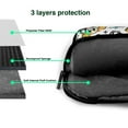 thumbnail image 5 of ZICANCN Laptop Case 14 inch, Skeleton Roza Work Shoulder Messenger Business Bag for Women and Men, 5 of 9