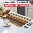 thumbnail image 3 of Canadian Linen Place Mats 9"x 6.5" Heat Resistant Easy to Clean Non Slip Waterproof Stain Resistant Placemat for Dining Table Set of 6pcs, Multi Color, 3 of 10