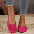 thumbnail image 6 of SuTry Women's Round Toe Flats Slip On Comfortable Metal Ring Detail Lightweight Casual Walking Office School Shoes(41), 6 of 9