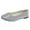 Gray, variant on Women's Casual Foldable Ballet Flats Square Toe Ballerina Flats Shoes Comfortable