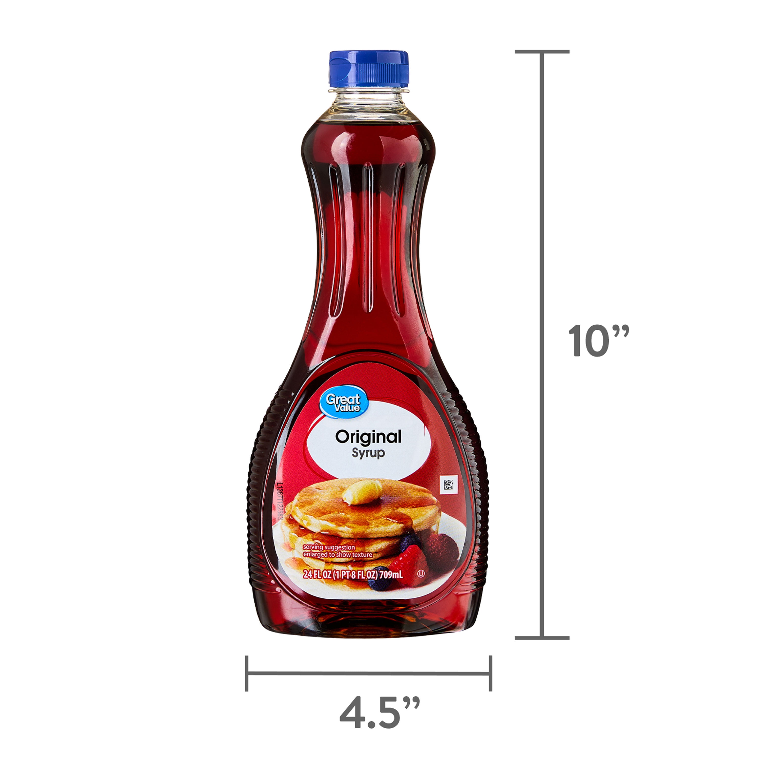 Great Value Original Syrup, 24 fl oz