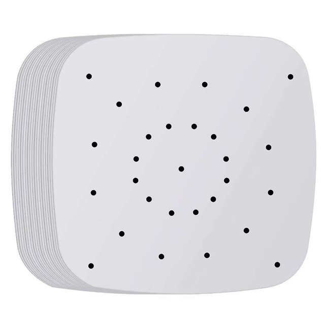 200 piezas de revestimiento de bambú antiadherente de 20 cm para freidoras de aire, cesta para cocinar al vapor, horno