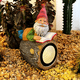 thumbnail image 2 of Estatua de gnomo de lectura solar, adorno decorativo para jardín exterior con luz LED, estatua de gnomo de jardín, decoración para patio, balcón, regalo de adorno de jardín, 2 of 5