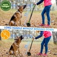 thumbnail image 2 of 28" Long Handle Portable Pet Poop Scooper for Large and Small Dogs,High Strength Material and Durable Spring,Great for Lawns, Grass, Dirt, Gravel, 2 of 5
