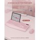 thumbnail image 3 of Combo de teclado y ratón SABLUTE Wireless Ergonomic Rosa, 3 of 9