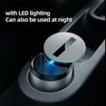 thumbnail image 2 of Lksixu Intelligent Car Ashtray, Automatic Opening and Closing Ashtray with LED Light, Desktop Sensor Soot Collector Fireproof Metal Center Console Ashtray Fathers Day Gifts for Dad Men Friends, 2 of 5