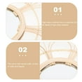 thumbnail image 2 of KAKOWELY Rattan Woven Mirror Woven Wall Hanging Mirror Rattan Wall Mirror Rattan Hanging Mirror Decor19.69"X6.69"X0.98", 2 of 5