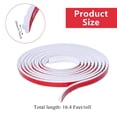 thumbnail image 2 of PVC Self-Adhesive Flexible Molding Trim Ceiling Molding Wall Trim for Furniture Door Wardrobe Home Decor White 20mm 5m/roll diy, 2 of 5