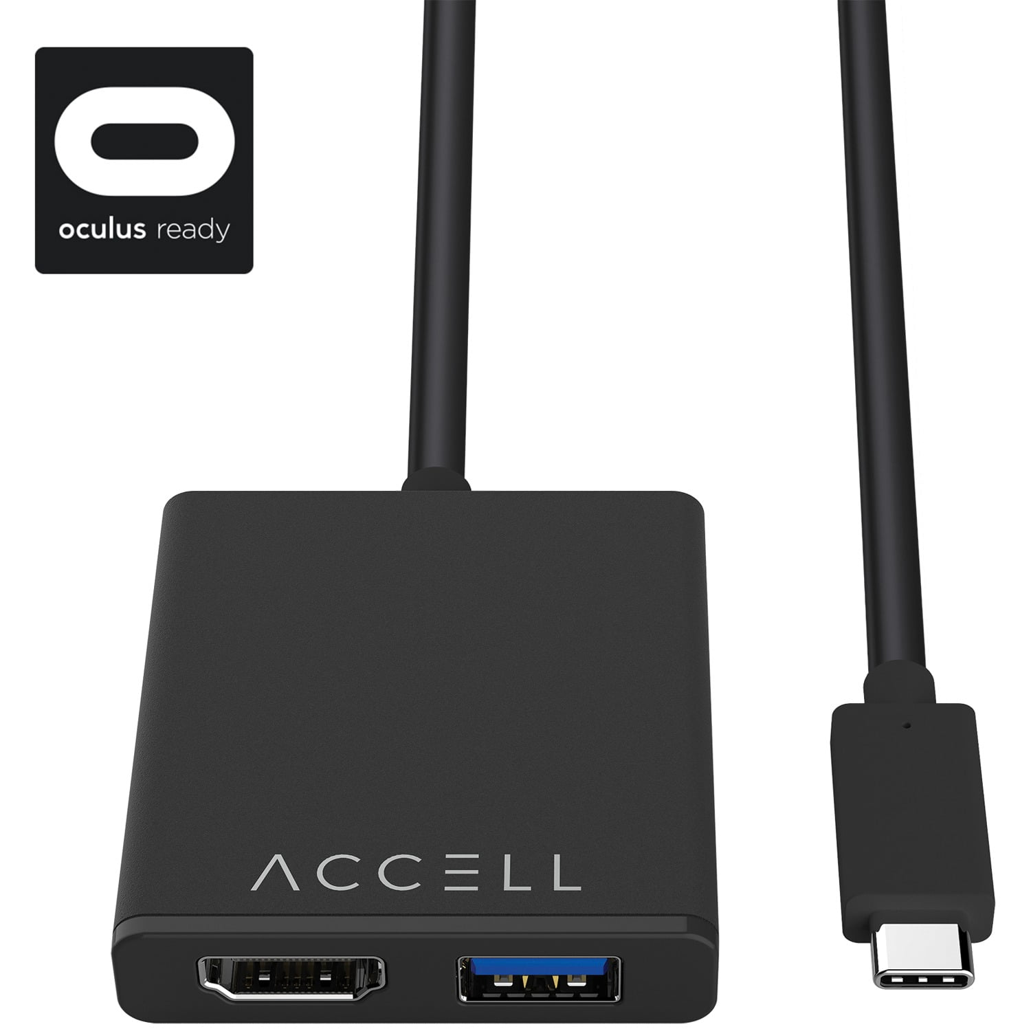 Accell USBC VR Adapter USBC to HDMI & USB Compatible with Oculus