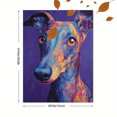 thumbnail image 3 of Colorful Abstract Dog Portrait Canvas Print, Modern Pet Wall Art for Living Room Bedroom Apartment, 3 of 8