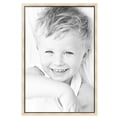 thumbnail image 2 of ArtToFrames 29" x 44" Silver with Black Lip Picture Frame, 29x44 inch Multi Wood Poster Frame (WOM-5193),  Pack, 2 of 7