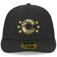 thumbnail image 2 of Men's New Era  Black Chicago Cubs 2024 Armed Forces Day Low Profile 59FIFTY Fitted Hat, 2 of 6