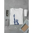 thumbnail image 3 of Independence Statue Of Liberty T-Shirt Men -Image by Shutterstock, Male XX-Large, 3 of 4