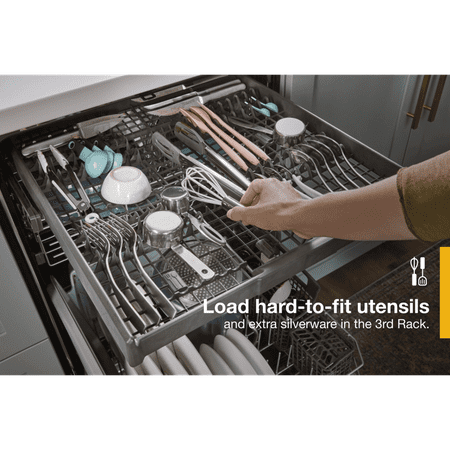 Whirlpool WDTA50SAKZ Large Capacity Dishwasher with 3rd Rack - Stainless Steel