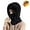 Black, variant on Averageon 3 in 1 Beanie Hat for Women, Windproof Balaclava Knitted Beanie Hat with Mask Scarf Outdoors Winter Warmth Hats