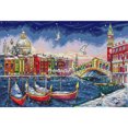thumbnail image 3 of Cuadros Decorativos Costura de hilo de algodón con estampado de Navidad de Venecia de punto de cruz completo de 14 quilates Ehuebsd Nuevos Originales, 3 of 9