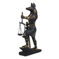 thumbnail image 4 of Ebros God Anubis with Scales of Justice Statue Figurine 10" Tall (Black & Gold), 4 of 10