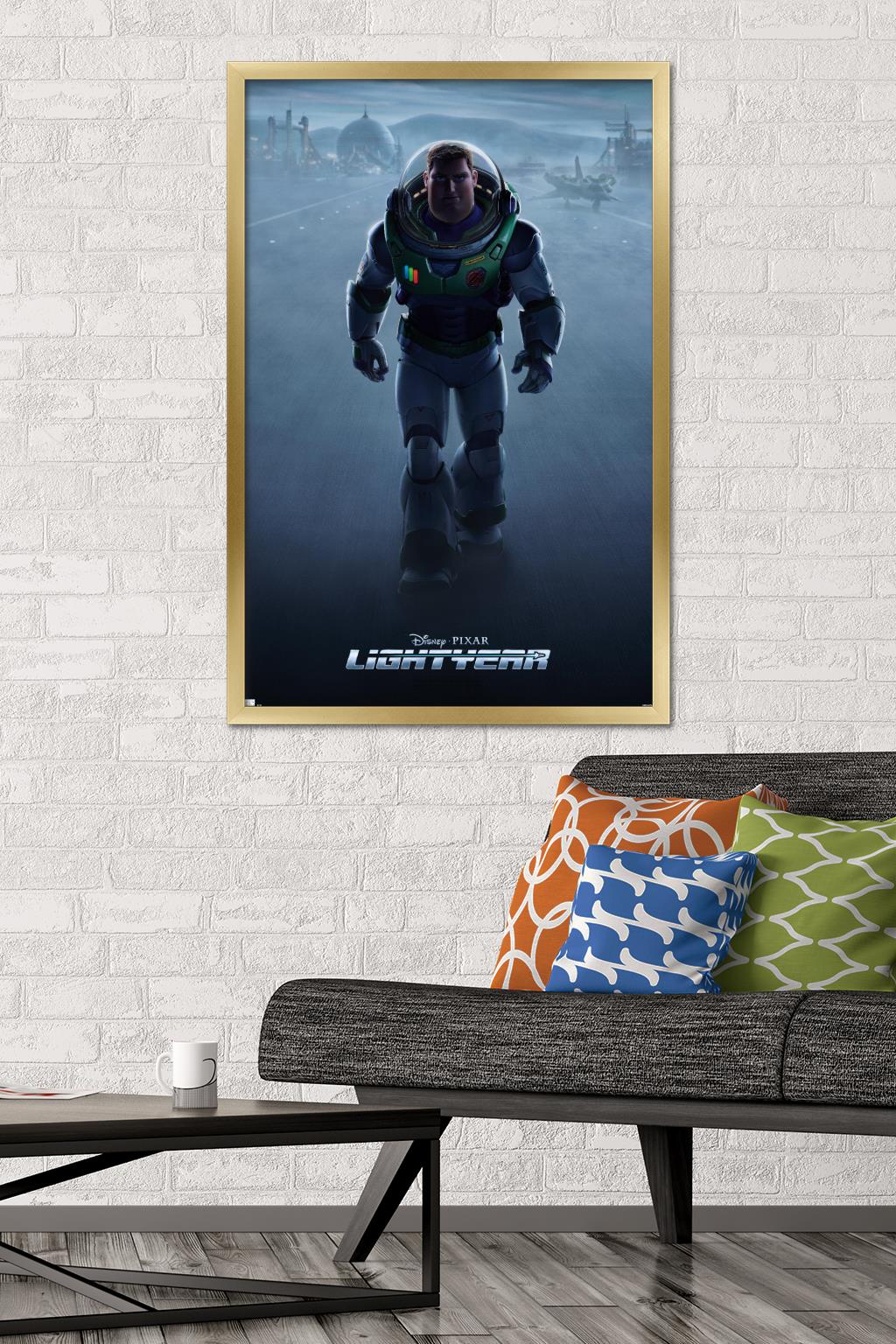 Disney Pixar Lightyear - Buzz Lightyear One Sheet Wall Poster, 22.375" x 34" Framed