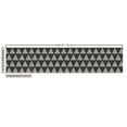 thumbnail image 3 of Ambesonne Geometric Fabric by the Yard Upholstery, Half Tone Dots Triangles, 3 Yards, Charcoal Grey and Ivory, 3 of 5