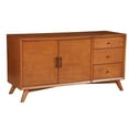 thumbnail image 4 of Home Square 3 Piece Set with Sideboard Queen Panel Bed & 2-Drawer Nightstand, 4 of 20