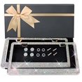 thumbnail image 1 of Aujen Silicone License Plate Frames  1 Pack Universal US Car Black License Plate Bracket Holder/Cover.Rust-Proof  Rattle-Proof  Weather-Proof, 1 of 6