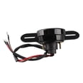 thumbnail image 4 of M Buder Luz Trasera De Freno Y Parada Para Motocicleta Estilo Retro Chopper Bobber Universal 12V 0.5W Color Negro Lente Roja Accesorios Iluminación, 4 of 9