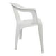 thumbnail image 4 of Silla Plástica Duna Apilable Blanca, 4 of 4