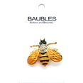 thumbnail image 3 of (2 pack) Belagio Rhinestone Metal Locking Bumble Bee Brooch, Yellow- Sewing Fasteners, 3 of 4